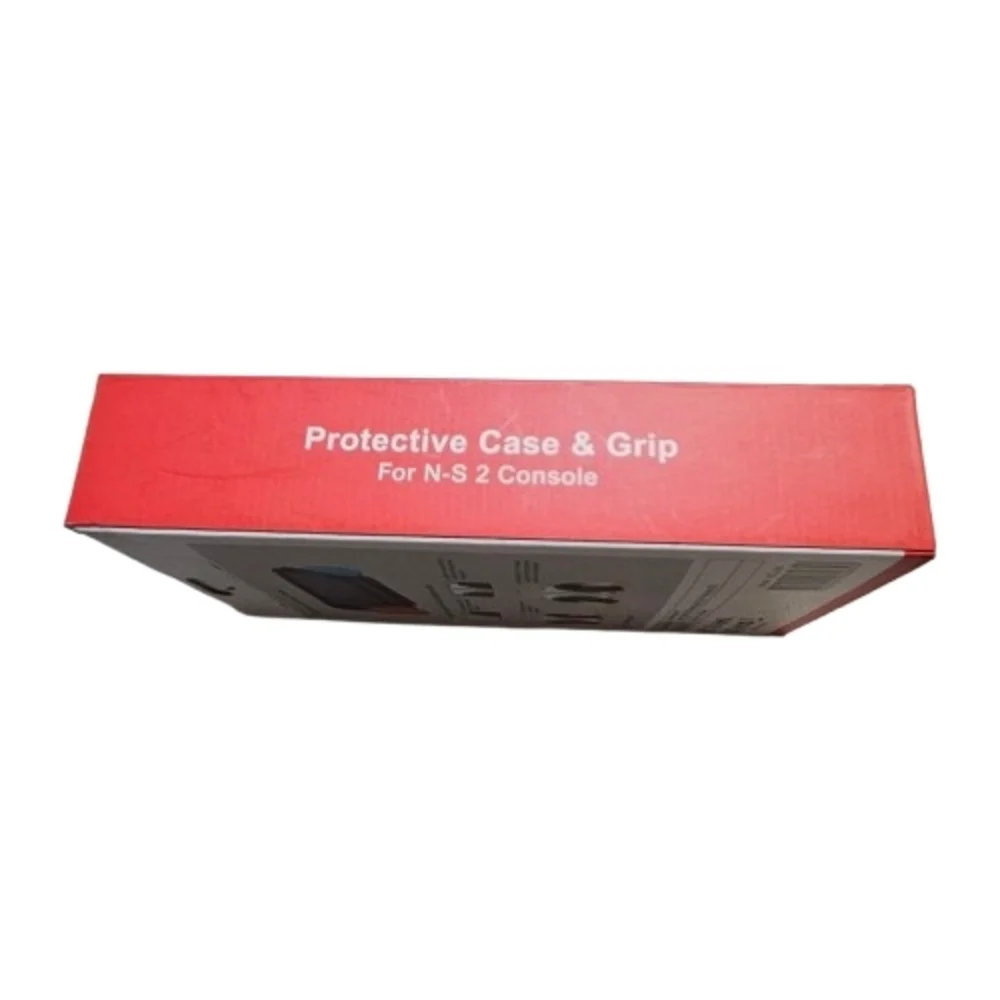 Gaming Console Grip Set with Red and Blue Accents